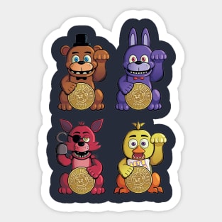 Freddy Fazbear Fortune Talismen Sticker